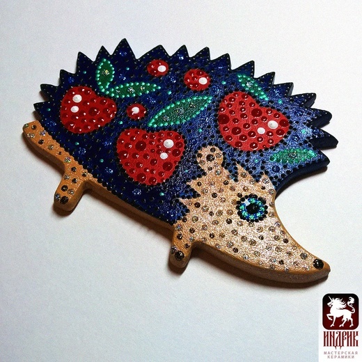 <span style="font-style: italic;">Ежик. Магнитик на холодильник&nbsp;</span>